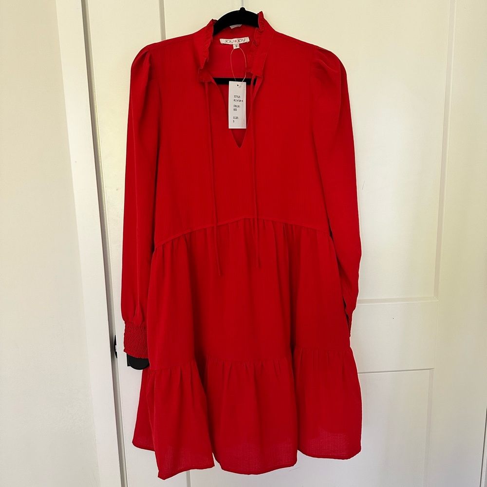 Red Long Sleeve Dress